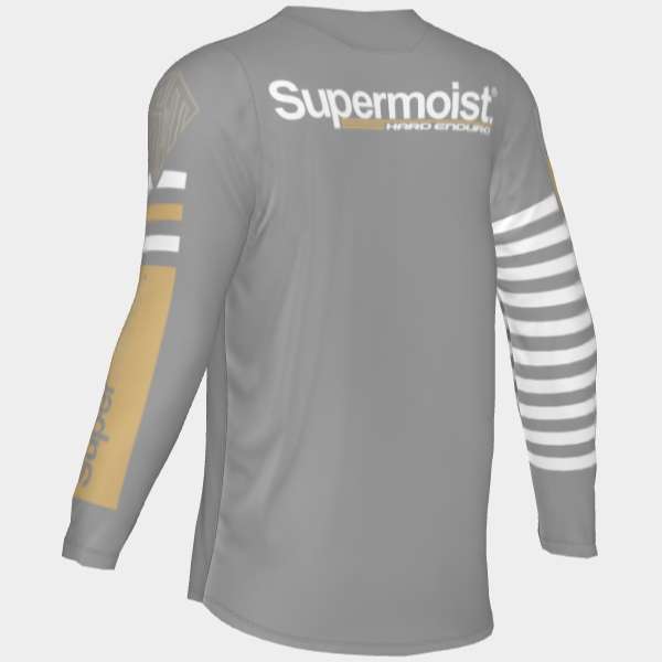 Supermoist Supermoist "FAST Silver" Riding Shirt - XS | Airtech 2 | Slim