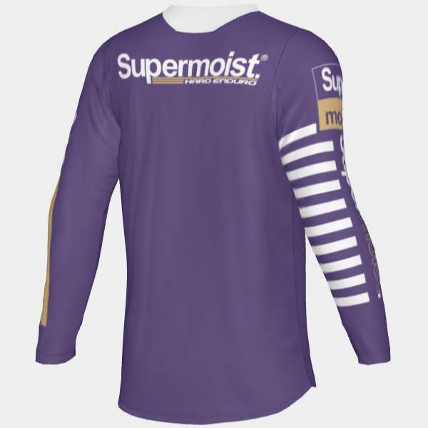 Supermoist Supermoist "FAST Purple" Riding Shirt - 3-4 | Airtech 2 | Regular