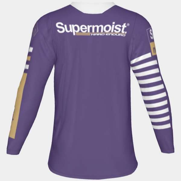 Supermoist Supermoist "FAST Purple" Riding Shirt - 3-4 | Airtech 2 | Regular