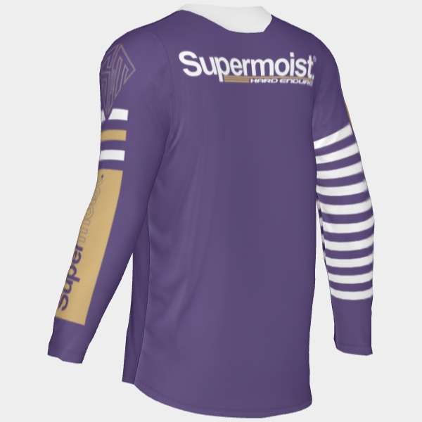 Supermoist Supermoist "FAST Purple" Riding Shirt - 3-4 | Airtech 2 | Regular
