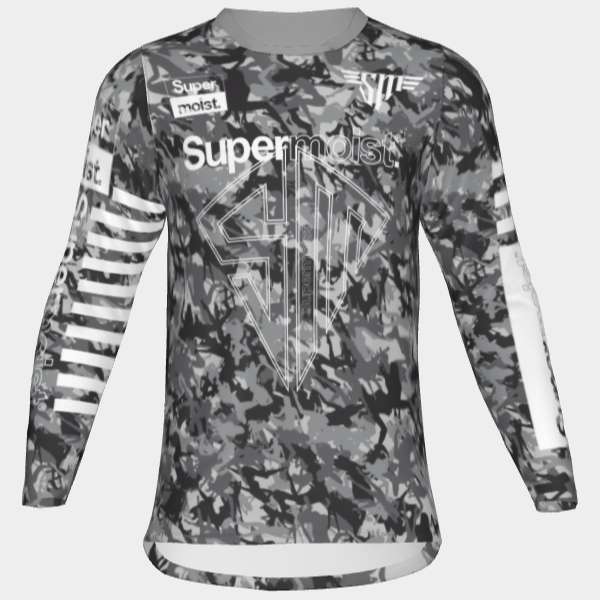 Supermoist Supermoist "FAST" STRIPPER CAMO Riding Shirt - 3-4 | Airtech 2 | Regular