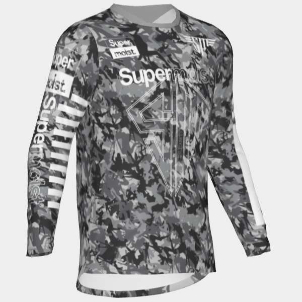 Supermoist Supermoist "FAST" STRIPPER CAMO Riding Shirt - 3-4 | Airtech 2 | Regular