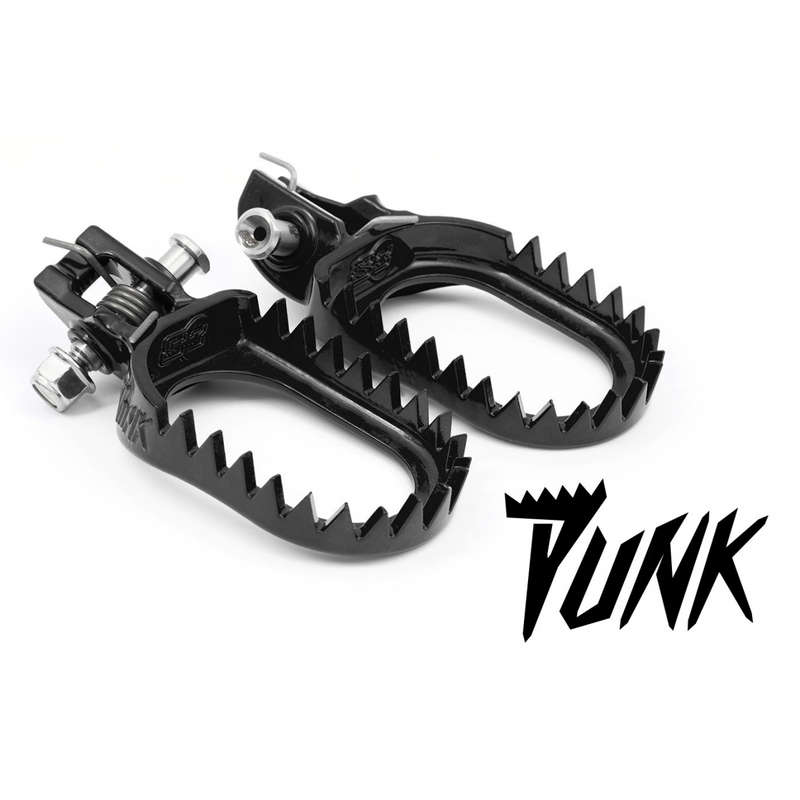 S3 S3 Punk Foot Pegs (Low Back) For KTM - Husqvarna and Gas Gas 2017 to 2023 - Silver