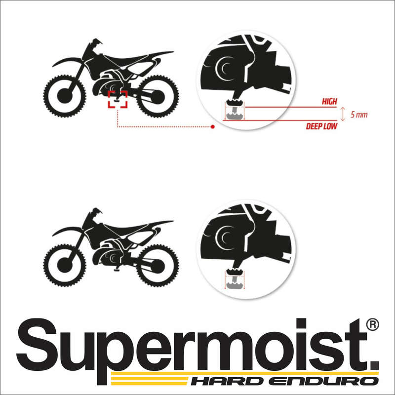 S3 S3 Punk Foot Pegs (Low Back) For KTM - Husqvarna and Gas Gas 2017 to 2023 - Silver