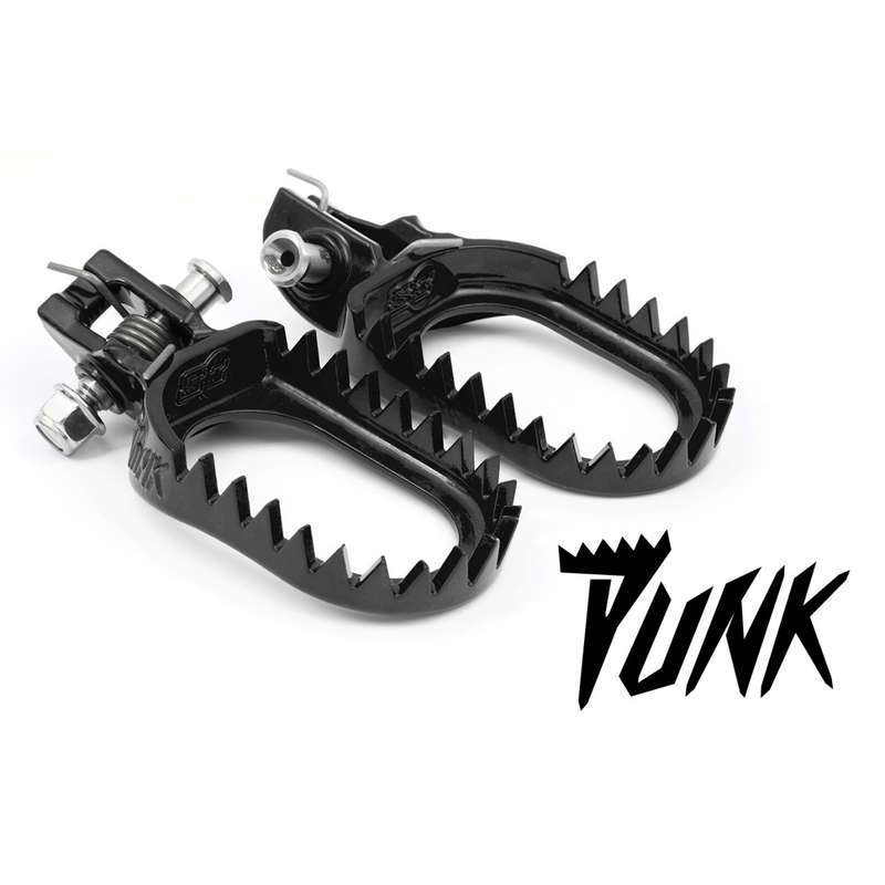 S3 S3 Punk Foot Pegs (Low Back) For KTM - Husqvarna - Beta and Gas Gas 2024 - Silver