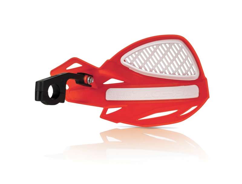 Acerbis MX UNIKO VENTED HANDGUARDS - Orange/White