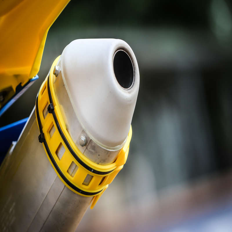 Acerbis Exhaust Silencer Protector - Orange