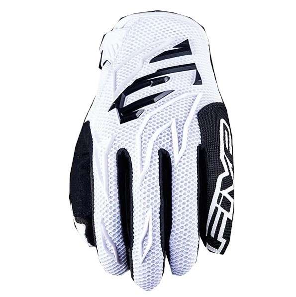 Five Gloves FIVE MFX3 Offroad Motocross Gloves - White and Black - 2XL