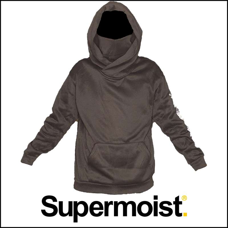 Supermoist Supermoist Cowel Neck Hoodie - Black | XL