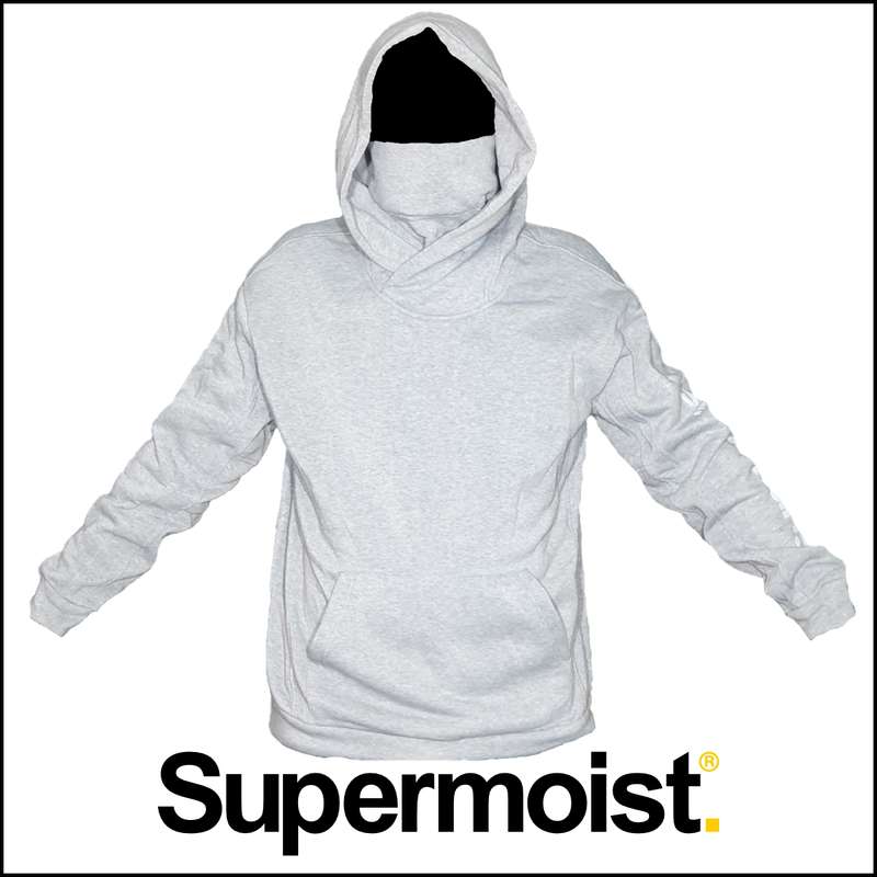 Supermoist Supermoist Cowel Neck Hoodie - Black | XL