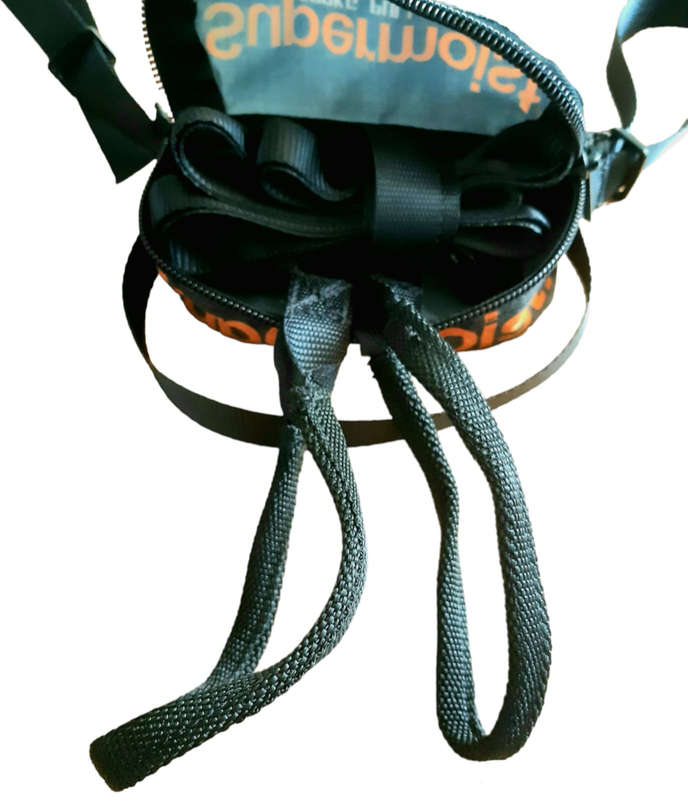 Supermoist Supermoist Enduro Pull/Tow Bag & Strap - 3m (600kg) Yellow - Grey