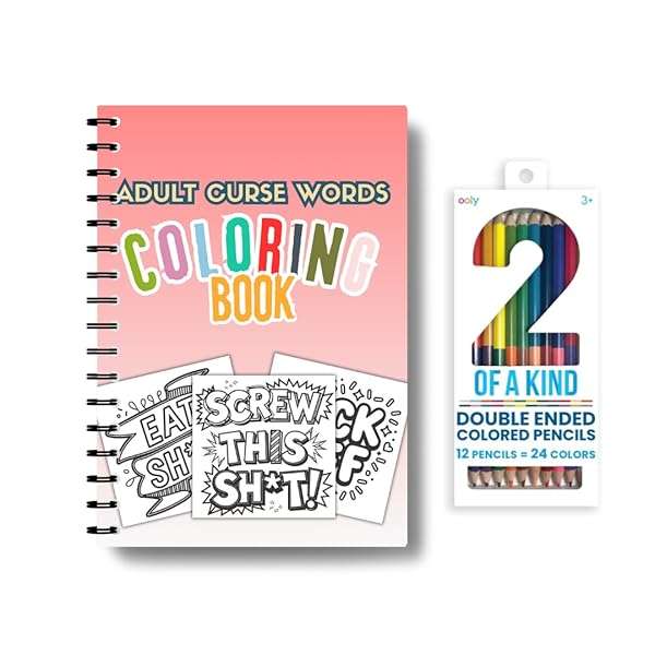 Beautiful Adult Coloring Book with Curse Words for Relaxation