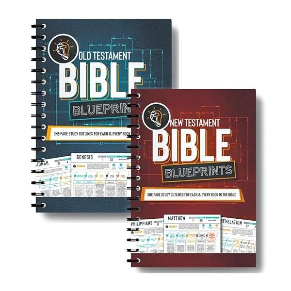 Bible Blueprints for Christian Bible Study Guide 2 Pack New and Old Testament