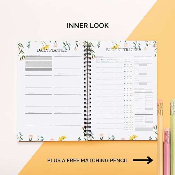 Budget Planner with Financial Planner and Budget Book Undated Hardcover to Track Expenses