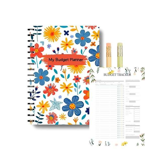 Budget Planner with Financial Planner and Budget Book Undated Hardcover to Track Expenses