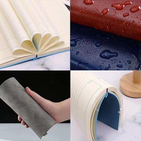 Executive Luxury Diary Set with Hardcover Leather Journal Notebook and Signature Pen Gift Box for...