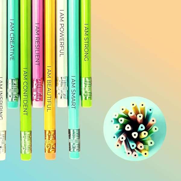Inspirational Pencils Combo Pack with Motivational Quotes (50)