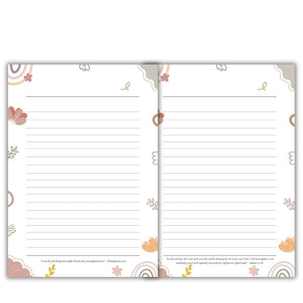 Prayer Journal and Bible Notebook with Scripture Verses and Bible Quotes