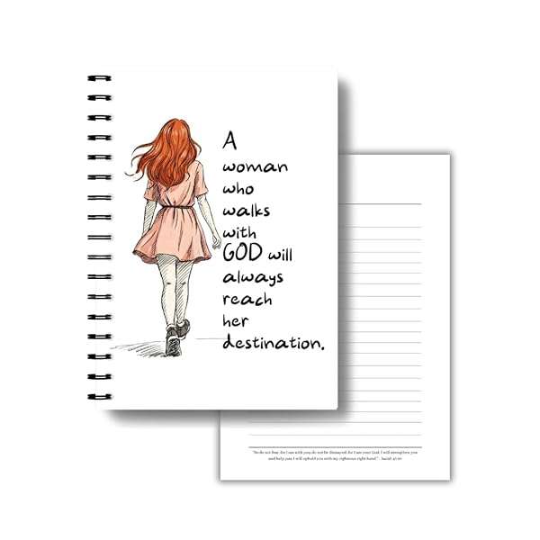 Prayer Journal and Bible Notebook with Scripture Verses and Bible Quotes