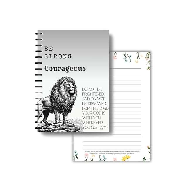 Prayer Notebook and Bible Study Journal Featuring Bible Verses and Faith Quotes