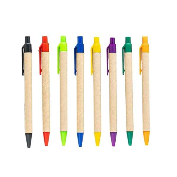 Recycled Eco Friendly Ballpoint Pens Combo (50)