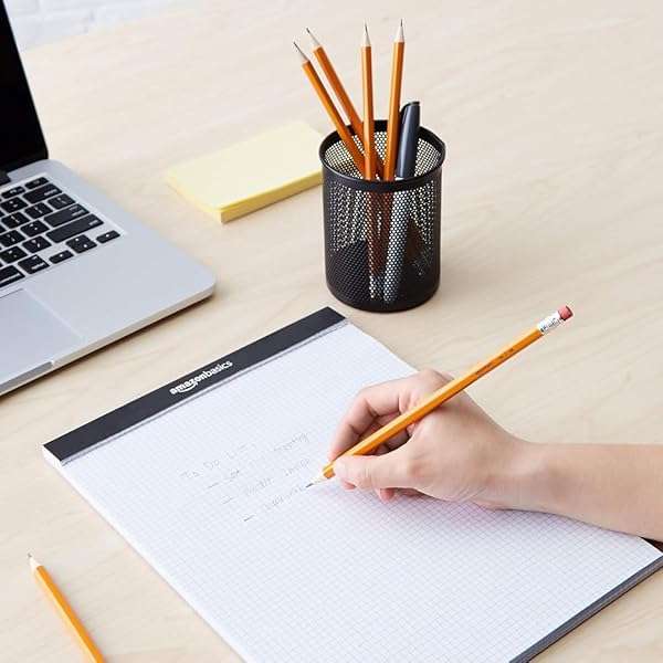 Yellow HB Pencils with Rubber Tip (200)