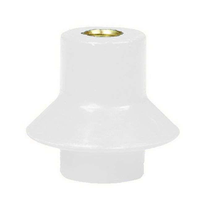 LOW VOLTAGE INSULATOR A3- 8mm WHITE GP-8/WH 050-003