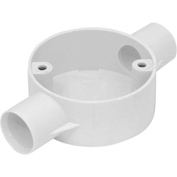 PVC BOX 2W 20MM PVC-BOX-2W-20MM