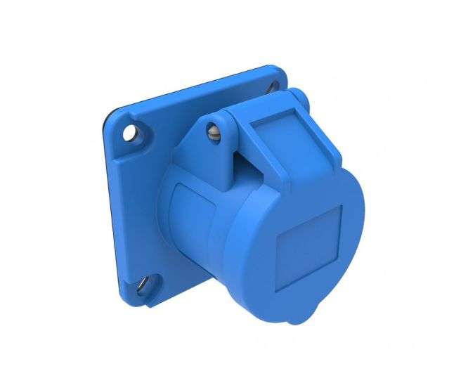SOCKET PANEL STRAIGHT 16A 2P+E 230V IP44 BC1-1403-2413
