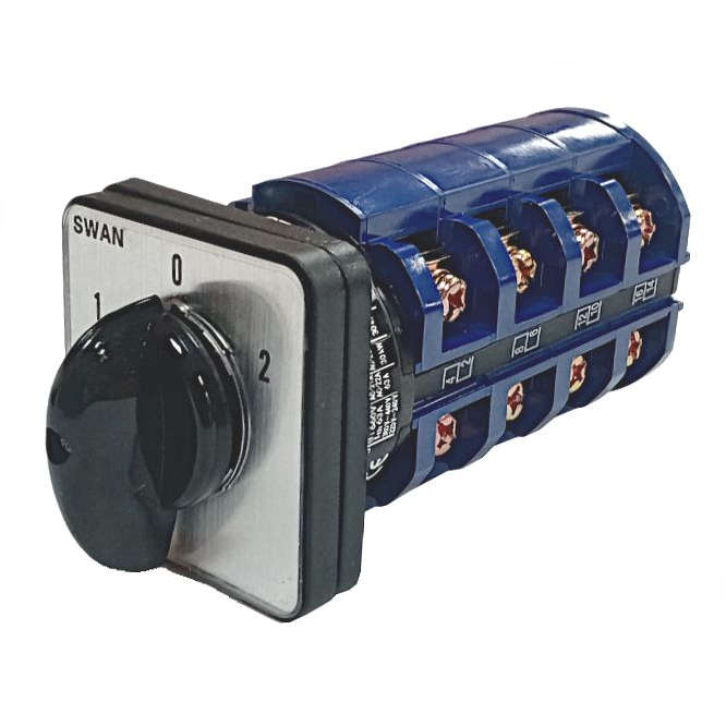 ROTARY CAM SWITCH CHANGE OVER 1-0-2 100A 4P CS-LW28-1/2-100/4P