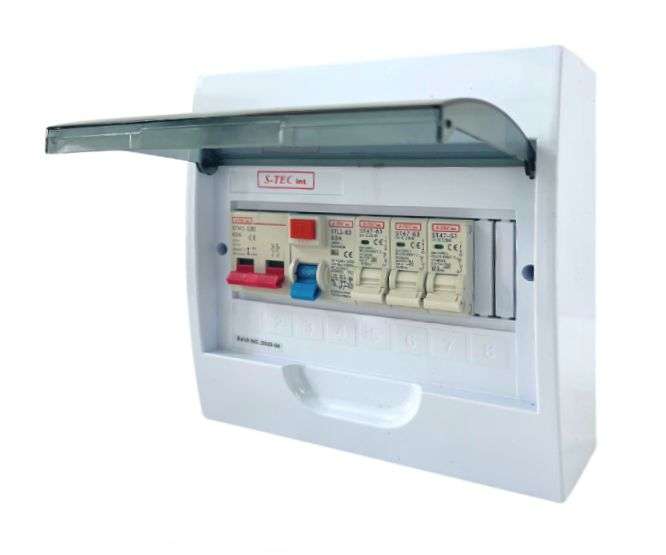 DB8W SURFACE 1X63AISO|E/L|32A|20A|10A 30DB-ST-8W-SURF