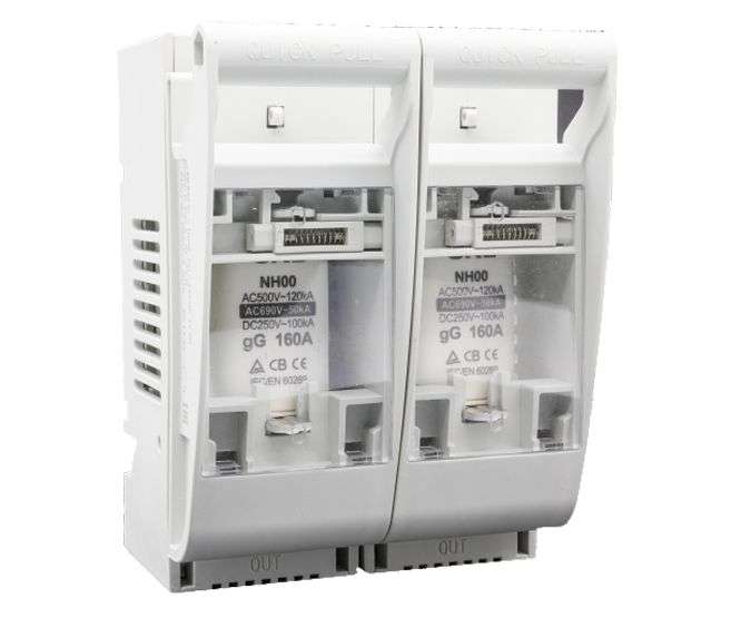 FUSE SWITCH DISCONNECTOR 160A 2P DC440V DC-DNH9-160/2