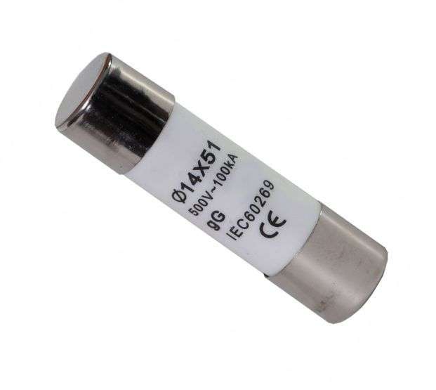 CERAMIC FUSE 50A 500V 14X51MM F-14X51-50A