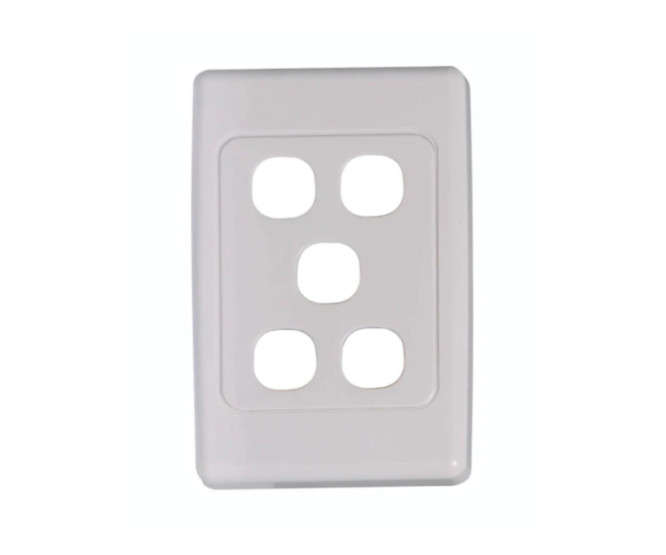GRID PLATE 5 LEVER 2x4 GF-GP-G2005-2X4