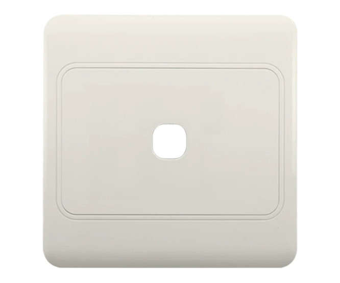 WHITE GRID COVER PLATE 1 LEVER 4x4 GF-GP-G4001-4X4