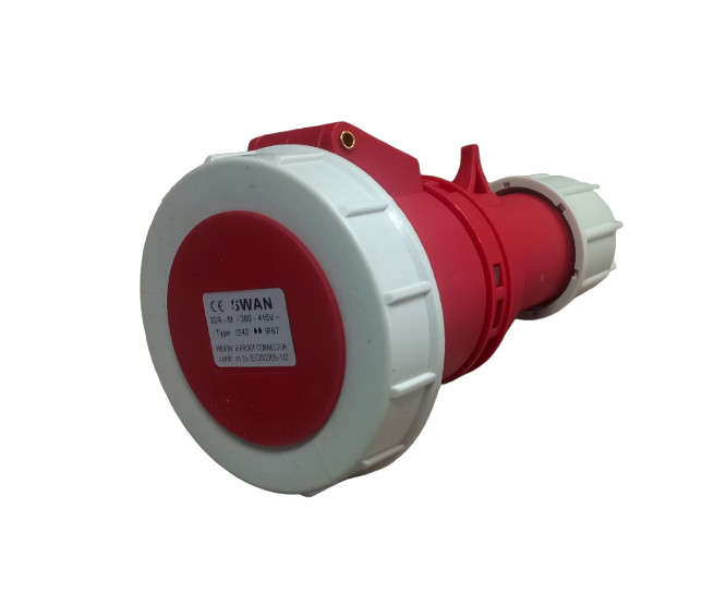 INDUSTRIAL CONNECTOR 125A 2P E 220V IP67 IPS-CE-2432