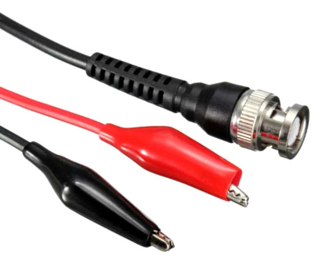 LEAD BNC PLUG- CROCODILE CLIPS L41131 *A*