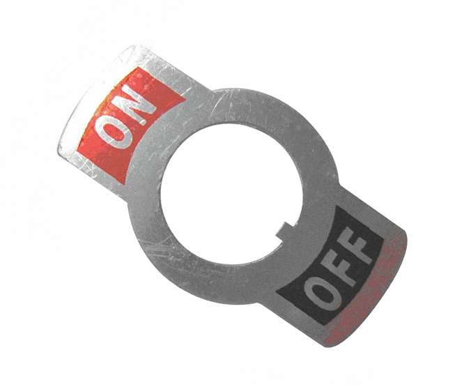 LEGEND PLATE FOR TOGGLE SWITCH ON/OFF 190709