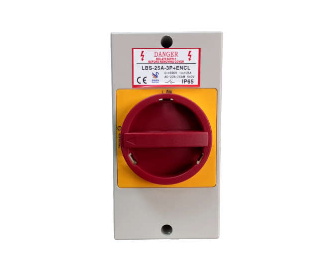LOAD BREAK SWITCH 25A 3P (ENCLOSURE) LBS-25A-3P+ENCL