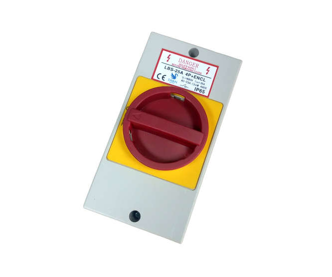 LOAD BREAK SWITCH 25A 4P (ENCLOSURE) LBS-25A-4P+ENCL