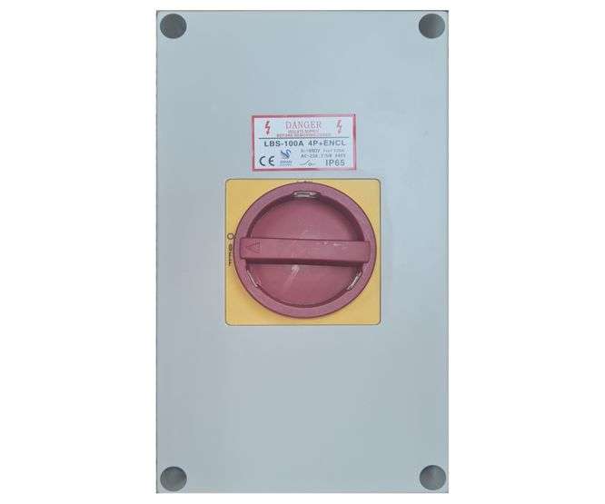 ENCLOSED LOAD BREAK / ISOLATOR SWITCH 100A 4P LBS-100A-4P+ENCL