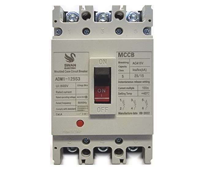 MCCB / CIRCUIT BREAKER 3P 160A 25KA MCCB-ADM1-250S3160