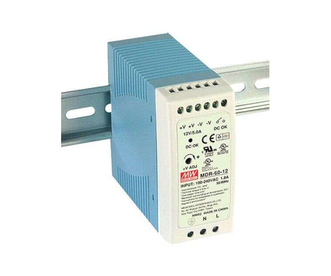 POWER SUPPLY D/R I=220 O=24 1A7 40W MDR-40-24