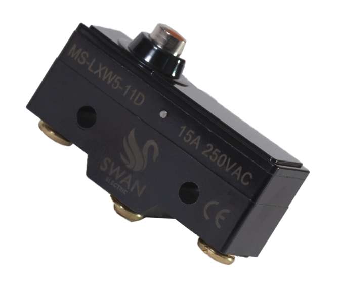 TRAVEL LIMIT MICRO SWITCH SPDT 15A SHORT SPRING PL MS-LXW5-11D