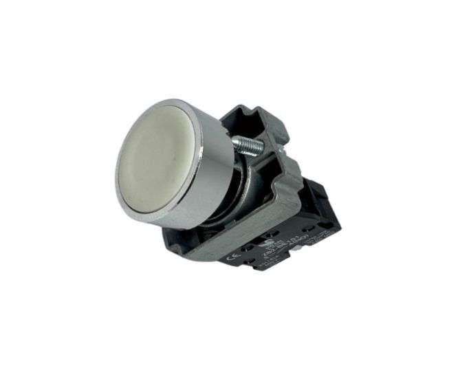 PUSH BUTTON FLUSH N/O WHITE PB-ADP2-BA11