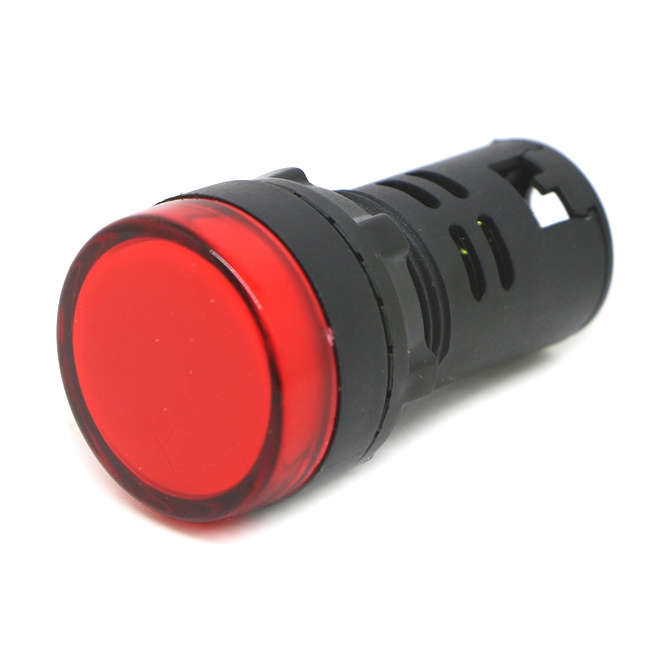 PILOT LIGHT RED LED AC 230V PL-AD16-22-230V-R
