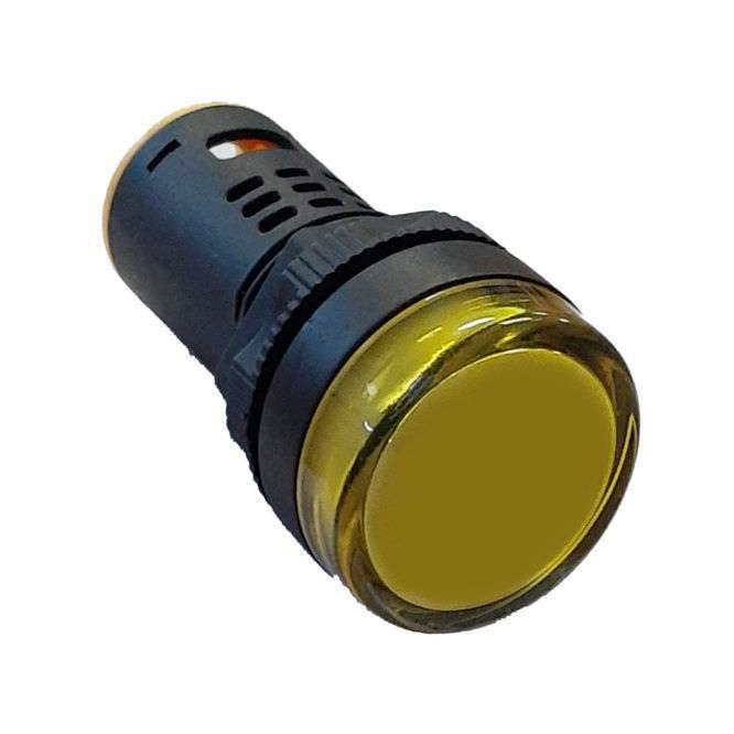 PILOT LIGHT YELLOW LED 230V AC PL-AD16-22-230V-Y