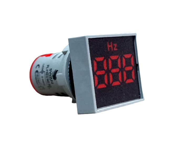 FREQUENCY PILOT LIGHT SQUARE RED PL-FREQ-IND-SQ-R