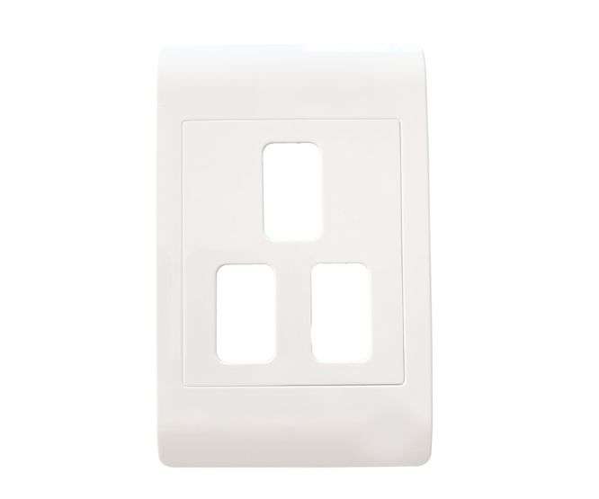 GRID PLATE 3 LEVER 2X4 STI-1040