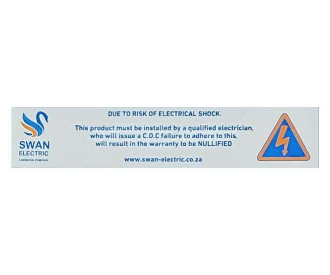 RISK WARNING LABEL SELF ADHES. 120 x 25mm SW-WRLBL-ATS-002